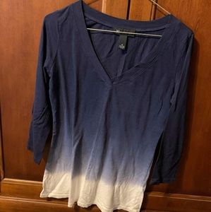 Inc international concepts medium blue fade 3/4 T